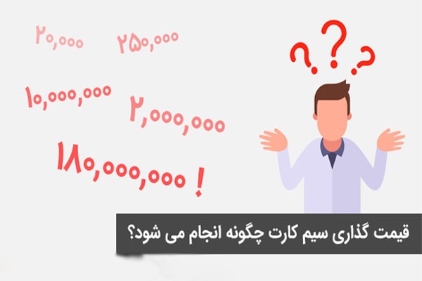 قیمت گذاری سیم کارت چگونه انجام می شود